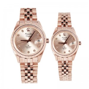 Alexandre christie AC 5012 Full Rosegold Couple